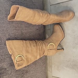 Top Moda Boots...Taupe...Size 8 narrow....